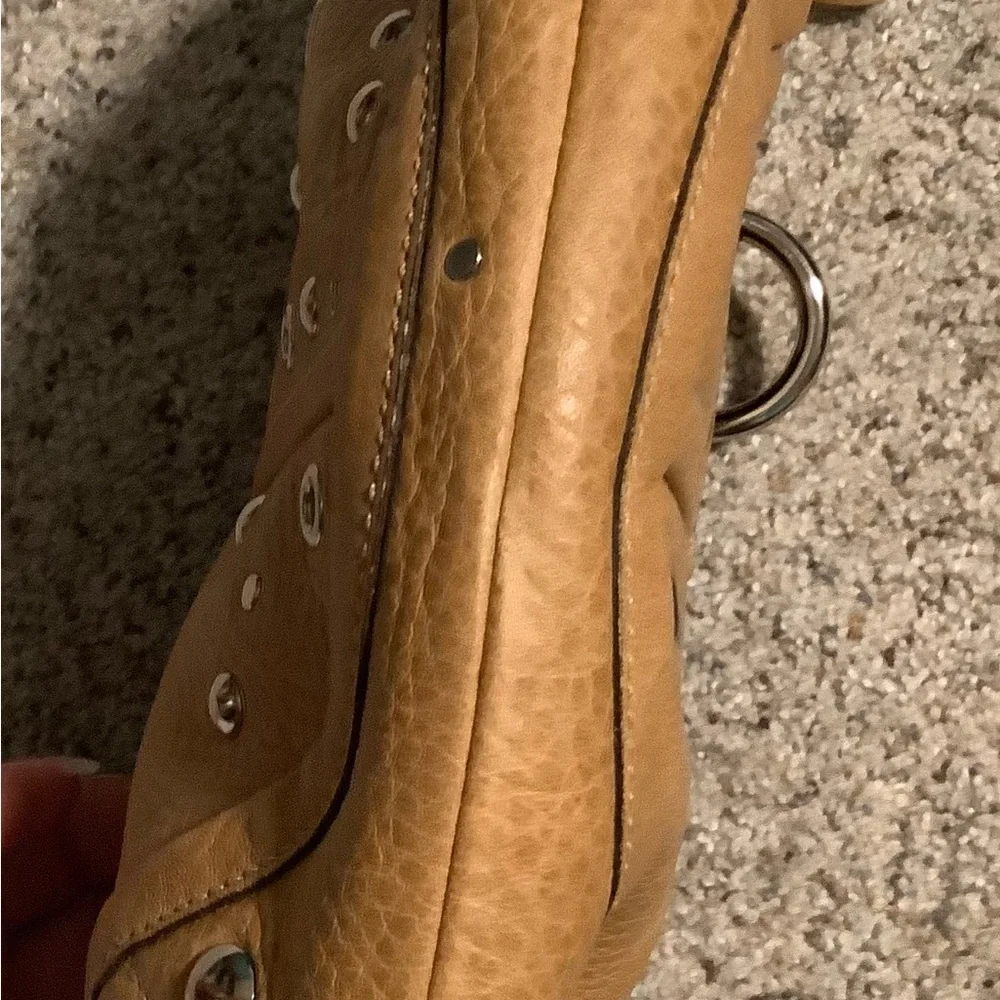 Coach Y2K Vintage Leather & silver grommet/stud Mini bag. #D0793-F10931 EUC! - Picture 8 of 8